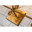 Bowery Hill 3-light Flame-shaped Bath Vanity Light in Antique Gold