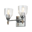 Bowery Hill 2-light Silver Acorn-shaped Bath Vanity Light in Chrome