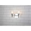 Bowery Hill 2-light Silver Acorn-shaped Bath Vanity Light in Chrome