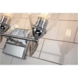 Bowery Hill 3-light Silver Acorn-shaped Bath Vanity Light in Chrome