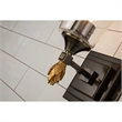 Bowery Hill 1-light Flame-shaped Bath Vanity Light in Dark Bronze