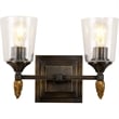 Bowery Hill 2-light Acorn-shaped Bath Vanity Light in Dark Bronze