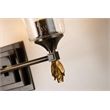 Bowery Hill 3-light Flame-shaped Bath Vanity Light in Dark Bronze