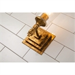 Bowery Hill 1-light Flame-shaped Bath Vanity Light in Gold Leaf
