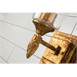 Bowery Hill 1-light Acorn-shaped Bath Vanity Light in Gold Leaf