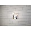Bowery Hill 1-light Gold Flame-shaped Bath Vanity Light in Chrome