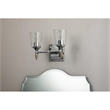Bowery Hill 2-light Silver Acorn-shaped Bath Vanity Light in Chrome