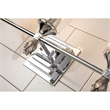 Bowery Hill 3-light Silver Flame-shaped Bath Vanity Light in Chrome