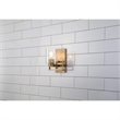 Bowery Hill Transitional 1-light Metal Bath Vanity Light in Aged Brass