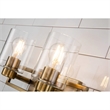 Bowery Hill Transitional 2-light Metal Bath Vanity Light in Aged Brass