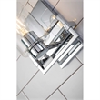 Bowery Hill 1-light Metal Bath Vanity Light in Polished Chrome