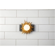 Bowery Hill 1-light Metal Bath Vanity Light in Gold/Weathered Zinc