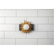 Bowery Hill 1-light Metal Bath Vanity Light in Gold/Weathered Zinc