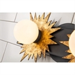 Bowery Hill 2-light Metal Bath Vanity Light in Gold/Weathered Zinc