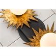 Bowery Hill 2-light Metal Bath Vanity Light in Gold/Weathered Zinc