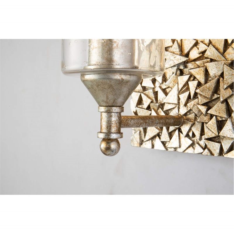 Bowery Hill 1-light Metal Bath Vanity Light in Antique Silver