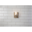Bowery Hill 1-light Metal Bath Vanity Light in Antique Silver
