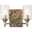 Bowery Hill 2-light Metal Bath Vanity Light in Antique Silver