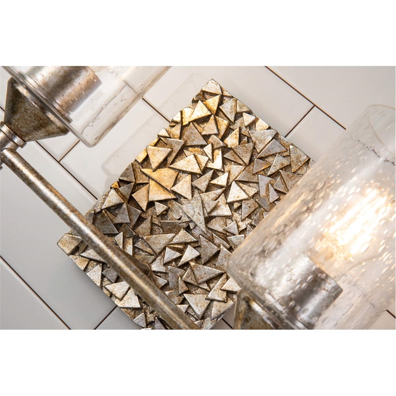 Bowery Hill 2-light Metal Bath Vanity Light in Antique Silver