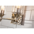 Bowery Hill 2-light Metal Bath Vanity Light in Antique Silver