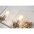 Bowery Hill 3-light Metal Bath Vanity Light in Antique Silver