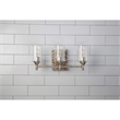 Bowery Hill 3-light Metal Bath Vanity Light in Antique Silver