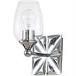 Bowery Hill 1-light Metal Bath Vanity Light in Polished Chrome