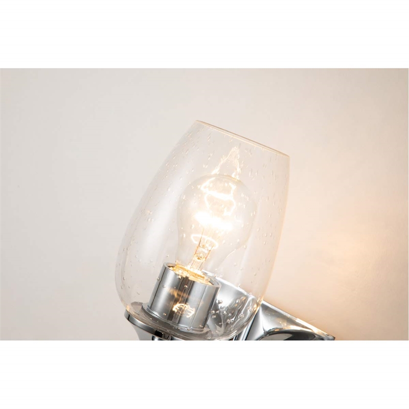 Bowery Hill 1-light Metal Bath Vanity Light in Polished Chrome