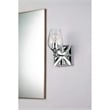 Bowery Hill 1-light Metal Bath Vanity Light in Polished Chrome