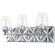 Bowery Hill 3-light Metal Bath Vanity Light in Polished Chrome