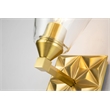 Bowery Hill Transitional 1-light Metal Bath Vanity Light in Aged Brass