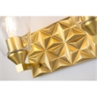 Bowery Hill Transitional 2-light Metal Bath Vanity Light in Aged Brass