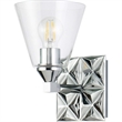 Bowery Hill 1-light Metal Bath Vanity Light in Polished Chrome