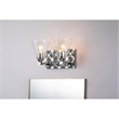 Bowery Hill 2-light Metal Bath Vanity Light in Polished Chrome