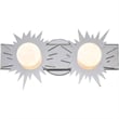 Bowery Hill 2-light Metal Bath Vanity Light in Polished Chrome