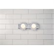 Bowery Hill 2-light Metal Bath Vanity Light in Polished Chrome