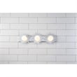 Bowery Hill 3-light Metal Bath Vanity Light in Polished Chrome