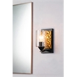 Bowery Hill 1-light Metal Bath Vanity Light in Matte Black/Gold