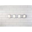 Bowery Hill 4-light Metal Bath Vanity Light in Polished Chrome