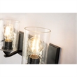 Bowery Hill 3-light Metal Bath Vanity Light in Matte Black/Silver