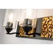 Bowery Hill 4-light Metal Bath Vanity Light in Matte Black/Gold