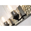 Bowery Hill 4-light Metal Bath Vanity Light in Matte Black/Silver