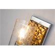 Bowery Hill 1-light Metal Bath Vanity Light in Polished Chrome/Gold