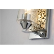 Bowery Hill 1-light Metal Bath Vanity Light in Polished Chrome/Silver