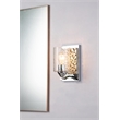 Bowery Hill 1-light Metal Bath Vanity Light in Polished Chrome/Silver