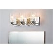 Bowery Hill 3-light Metal Bath Vanity Light in Polished Chrome/Silver