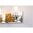 Bowery Hill 4-light Metal Bath Vanity Light in Polished Chrome/Gold
