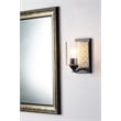 Bowery Hill 1-light Metal Bath Vanity Light in Matte Black/Silver