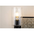 Bowery Hill 2-light Metal Bath Vanity Light in Matte Black/Silver