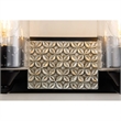 Bowery Hill 2-light Metal Bath Vanity Light in Matte Black/Silver